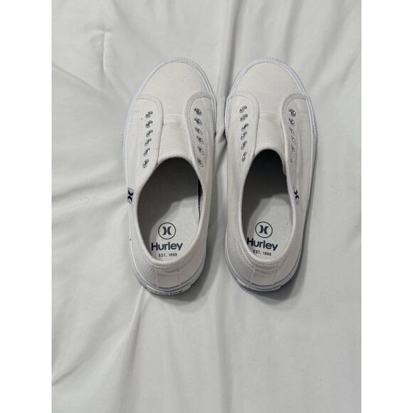 Hurley chloe white slip on sneakers - size 6m - Picture 3 of 7
